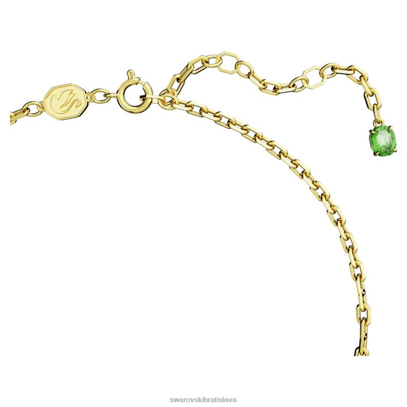 idylický prívesok korytnačka, viacfarebná, pozlátená B8ZNT165 Swarovski šperky