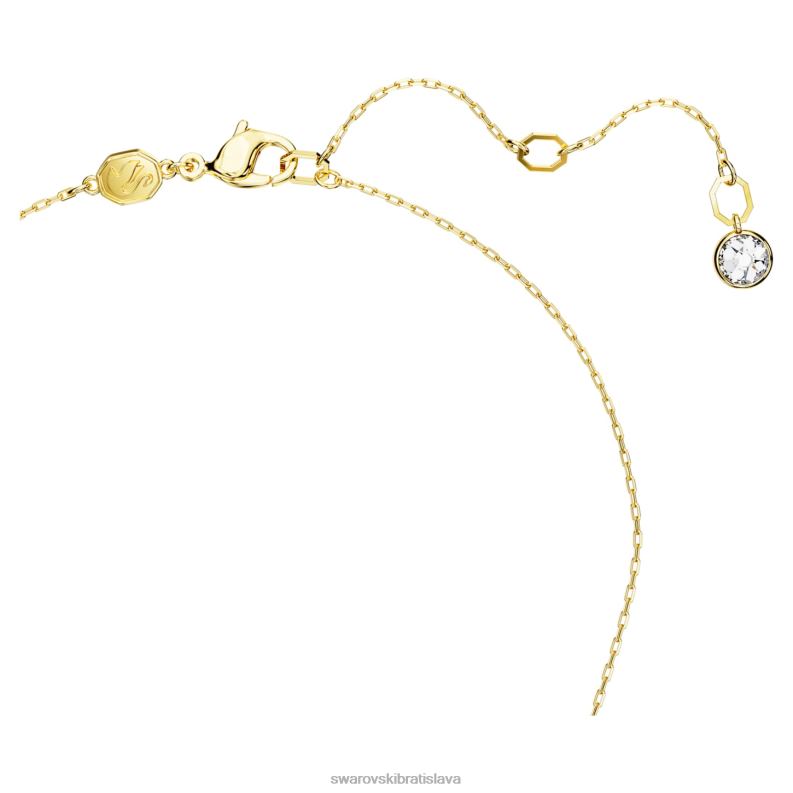 idylický prívesok lienka, červená, pozlátená B8ZNT277 Swarovski šperky