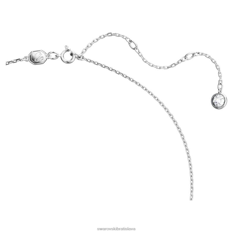 ikonický prívesok labuť labuť, biela, rhodiovaná B8ZNT233 Swarovski šperky
