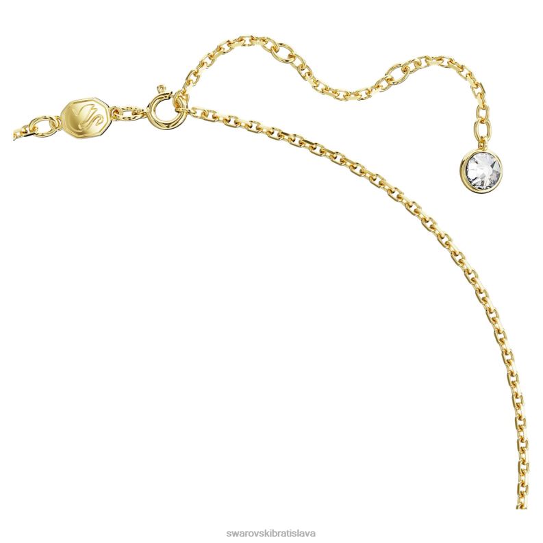 ikonický prívesok labuť labuť, žltá, pozlátená B8ZNT257 Swarovski šperky