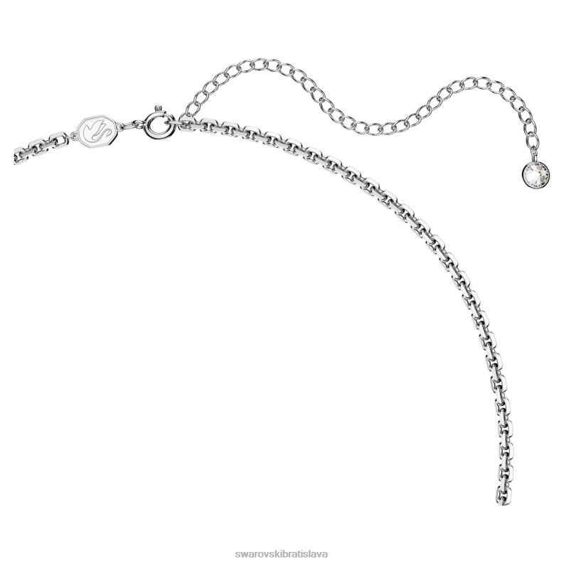popový prívesok labuť labuť, modrá, rhodiovaná B8ZNT291 Swarovski šperky