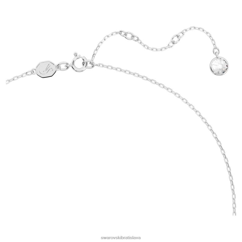 popový prívesok labuť labuť, ružová, rhodiovaná B8ZNT268 Swarovski šperky