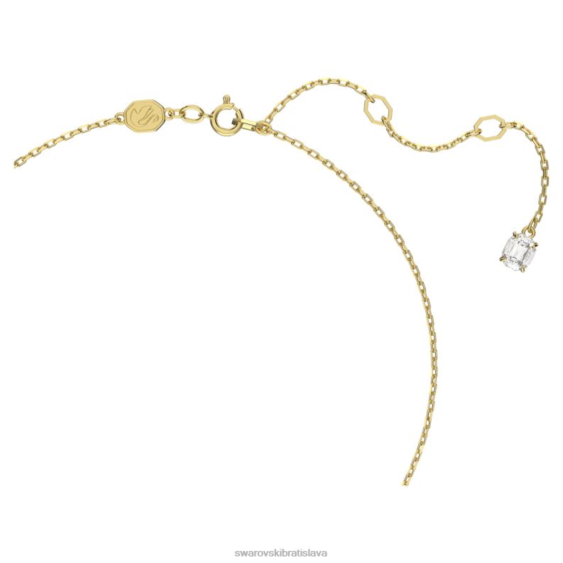 prívesok constella okrúhly výbrus, biely, pozlátený B8ZNT171 Swarovski šperky