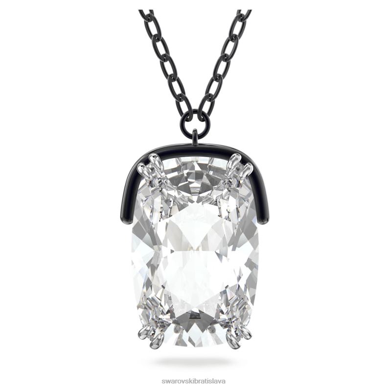 prívesok harmónie nadrozmerný kryštál, biely, povrchová úprava zmiešaný kov B8ZNT193 Swarovski šperky