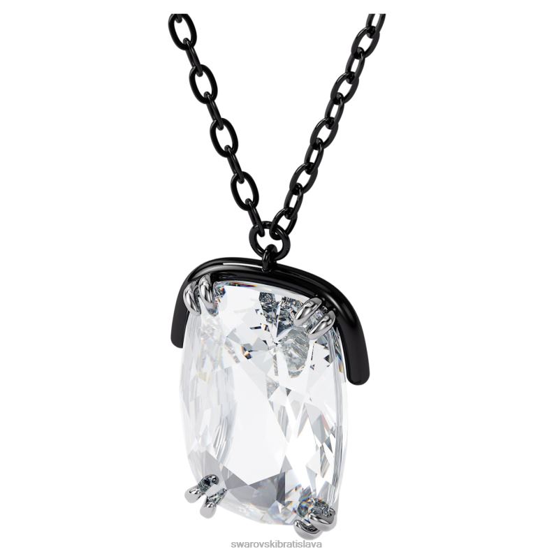 prívesok harmónie nadrozmerný kryštál, biely, povrchová úprava zmiešaný kov B8ZNT193 Swarovski šperky