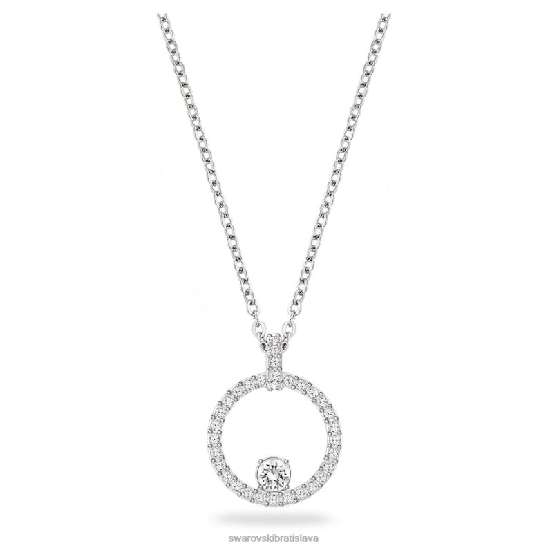 prívesok kreativity biela, rhodiovaná B8ZNT180 Swarovski šperky