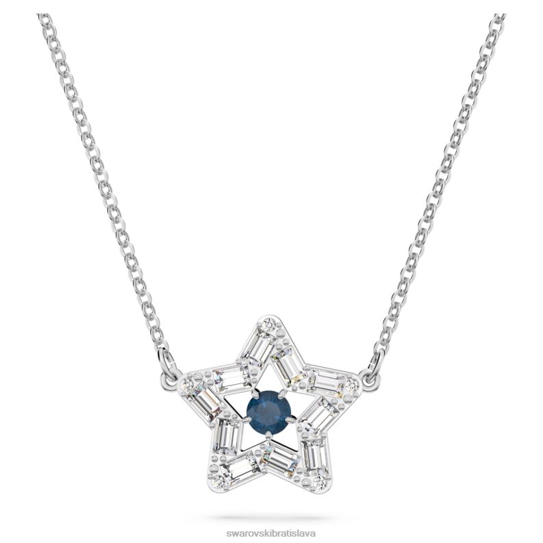 prívesok stella zmiešané strihy, hviezdicové, modré, rhodiované B8ZNT225 Swarovski šperky