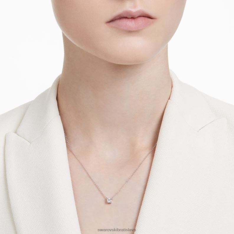 prívesok večnosti 14k biele zlato B8ZNT304 Swarovski šperky