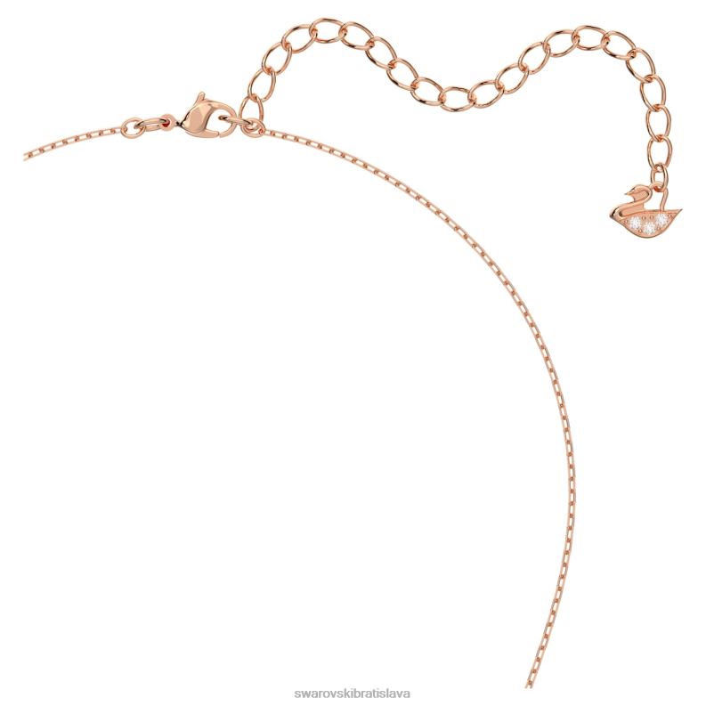 slnečný prívesok zmiešané strihy, slnko, ružové, pozlátené ružovým zlatom B8ZNT236 Swarovski šperky