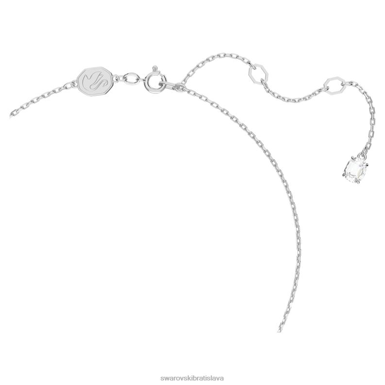 tisícročia prívesok hruškový rez, biely, rhodiovaný B8ZNT185 Swarovski šperky