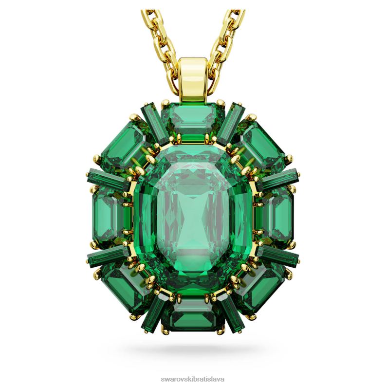 tisícročia prívesok zmiešané strihy, zelené, pozlátené B8ZNT164 Swarovski šperky