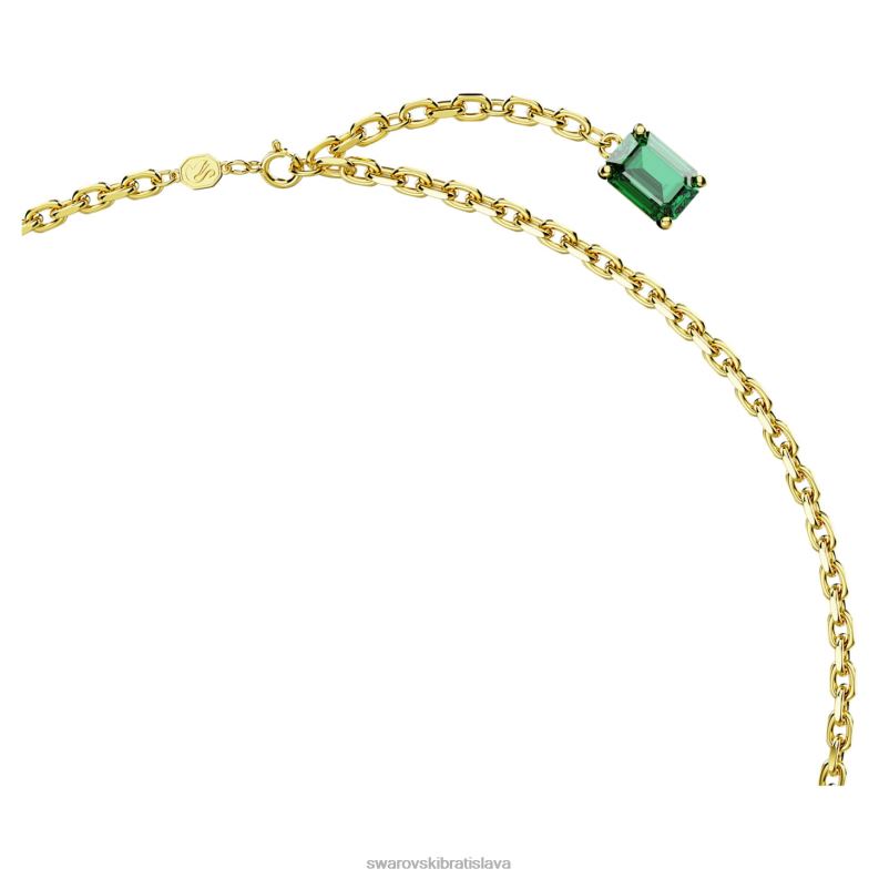tisícročia prívesok zmiešané strihy, zelené, pozlátené B8ZNT164 Swarovski šperky
