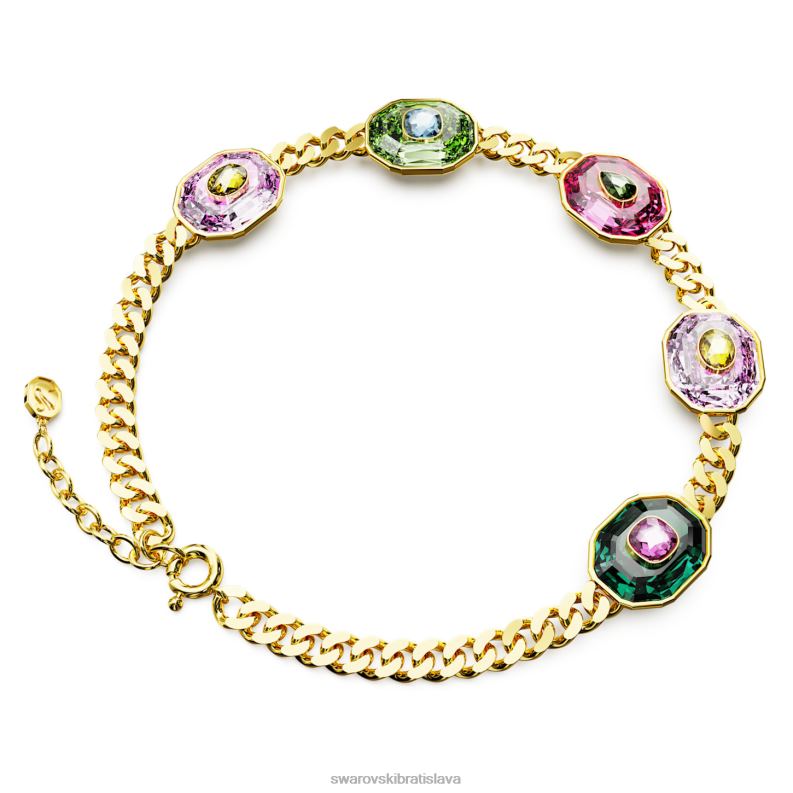 chrómový tlmič zmiešané strihy, viacfarebné, pozlátené B8ZNT366 Swarovski šperky
