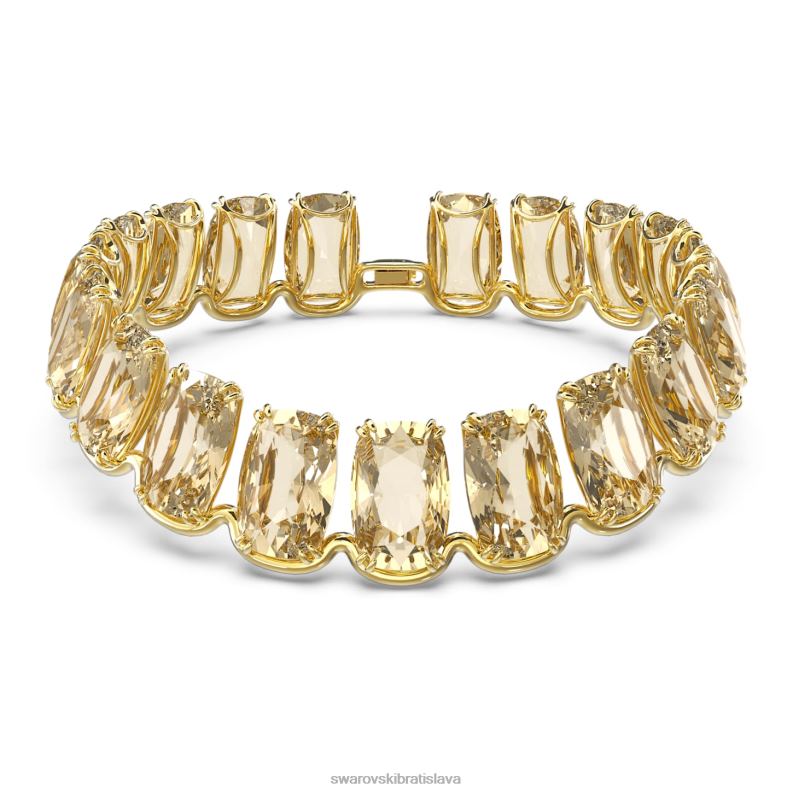 tlmič harmónie nadrozmerné plávajúce kryštály, zlatý tón, pozlátené B8ZNT361 Swarovski šperky
