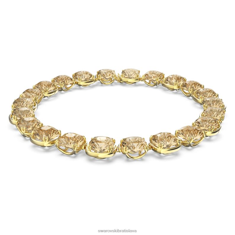 tlmič harmónie vankúšový strih, zlatý tón, pozlátený B8ZNT343 Swarovski šperky