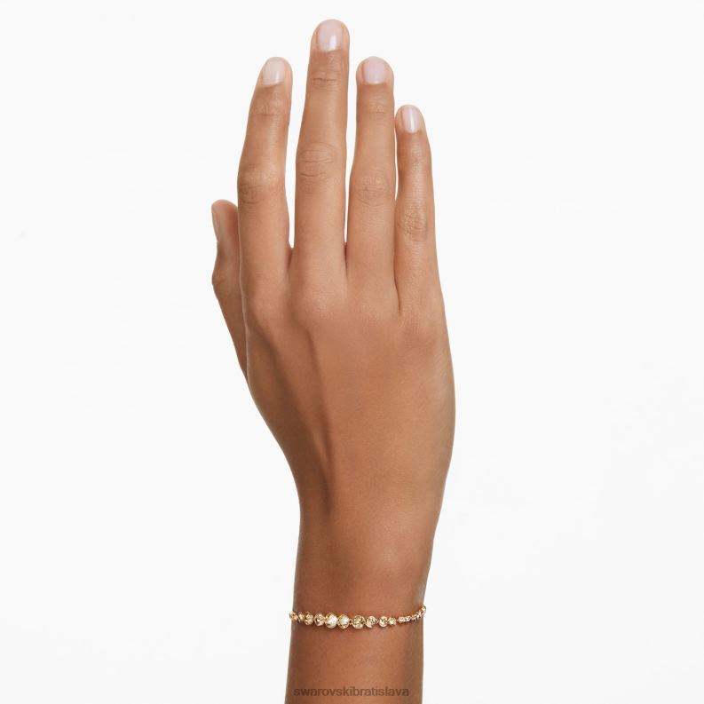 emily náramok zmiešané okrúhle strihy, ružové, pozlátené ružovým zlatom B8ZNT478 Swarovski šperky