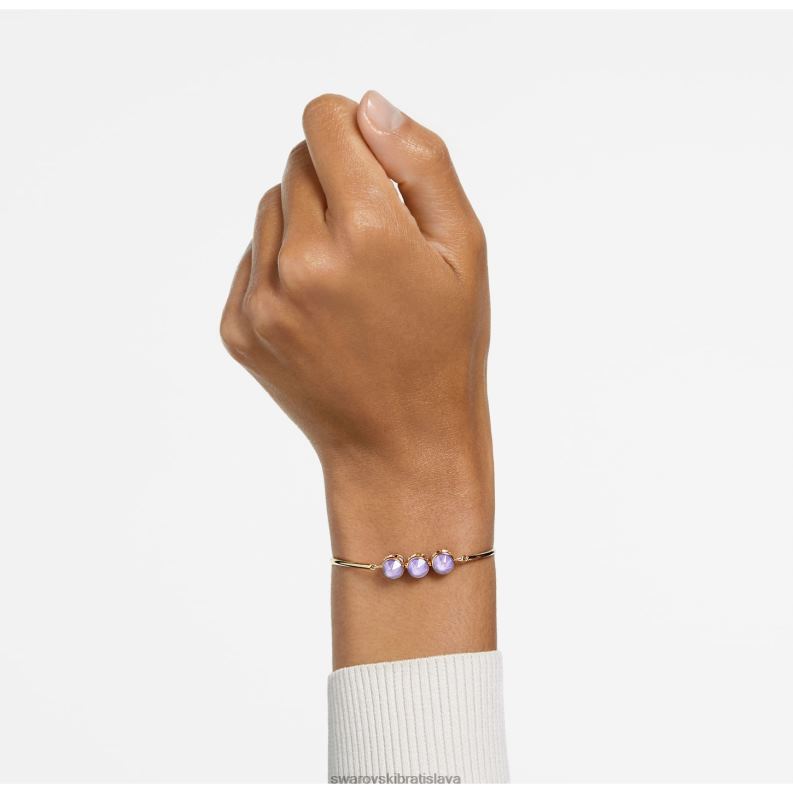 orbita náramok okrúhly strih, viacfarebný, pozlátený B8ZNT498 Swarovski šperky