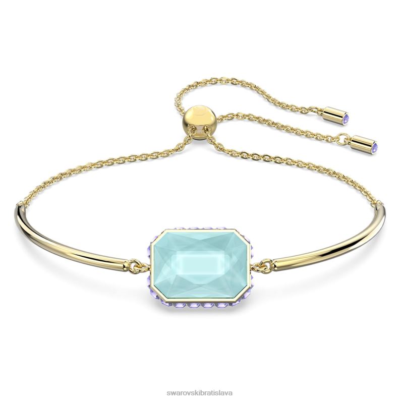 orbita náramok osemhranný výbrus, viacfarebný, pozlátený B8ZNT492 Swarovski šperky
