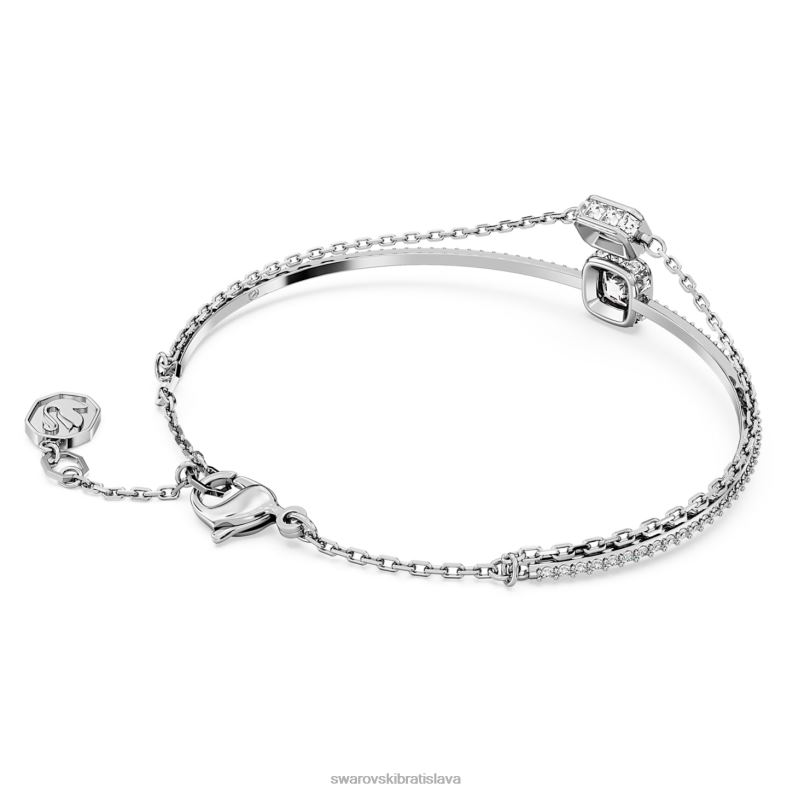 Stilla náramok zmiešané rezy, modrá, rhodiované B8ZNT633 Swarovski šperky