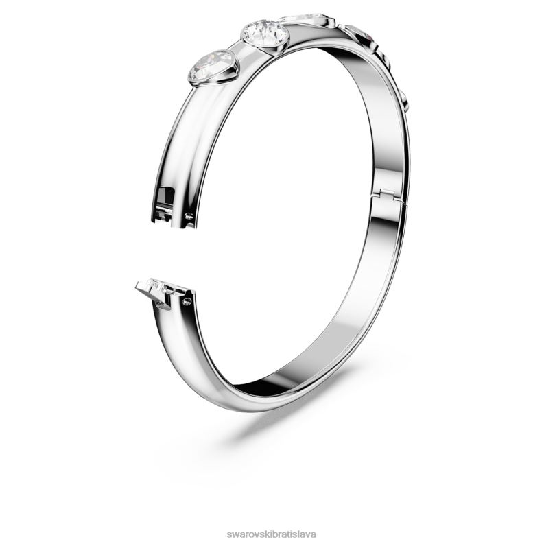 dextera náramok zmiešané rezy, biele, rhodiované B8ZNT630 Swarovski šperky