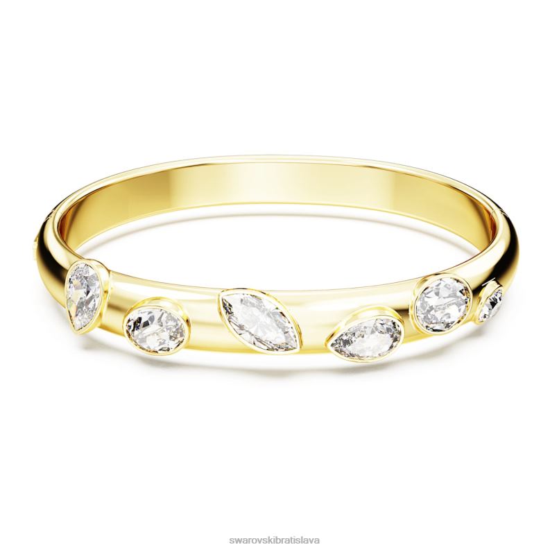 dextera náramok zmiešané strihy, biele, pozlátené B8ZNT631 Swarovski šperky