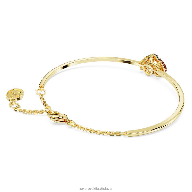 idylický náramok lienka, červená, pozlátená B8ZNT645 Swarovski šperky
