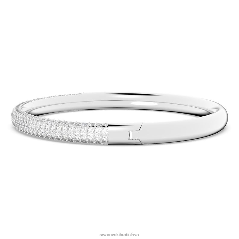 kamenný náramok biela, nehrdzavejúca oceľ B8ZNT595 Swarovski šperky