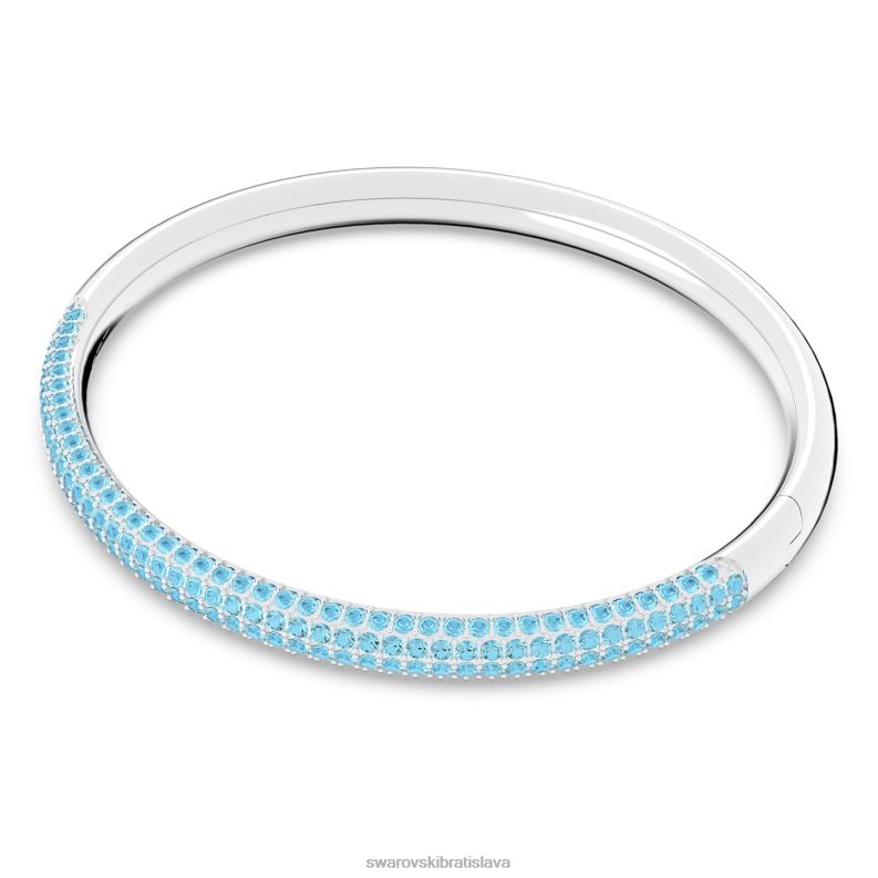 kamenný náramok modrá, nehrdzavejúca oceľ B8ZNT615 Swarovski šperky