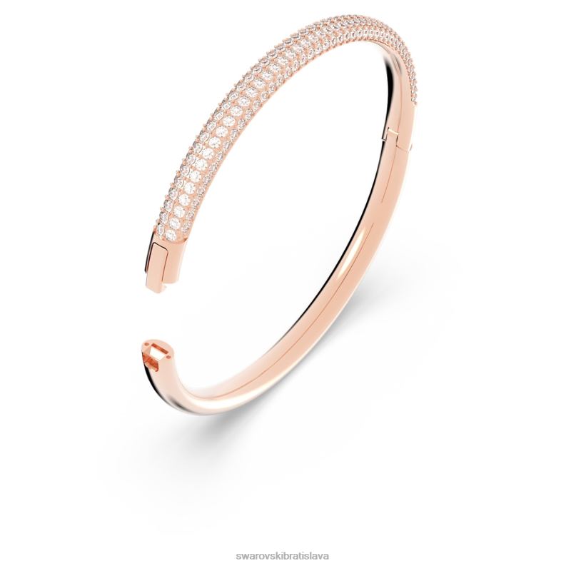 kamenný náramok povrchová úprava biela, ružové zlato B8ZNT599 Swarovski šperky