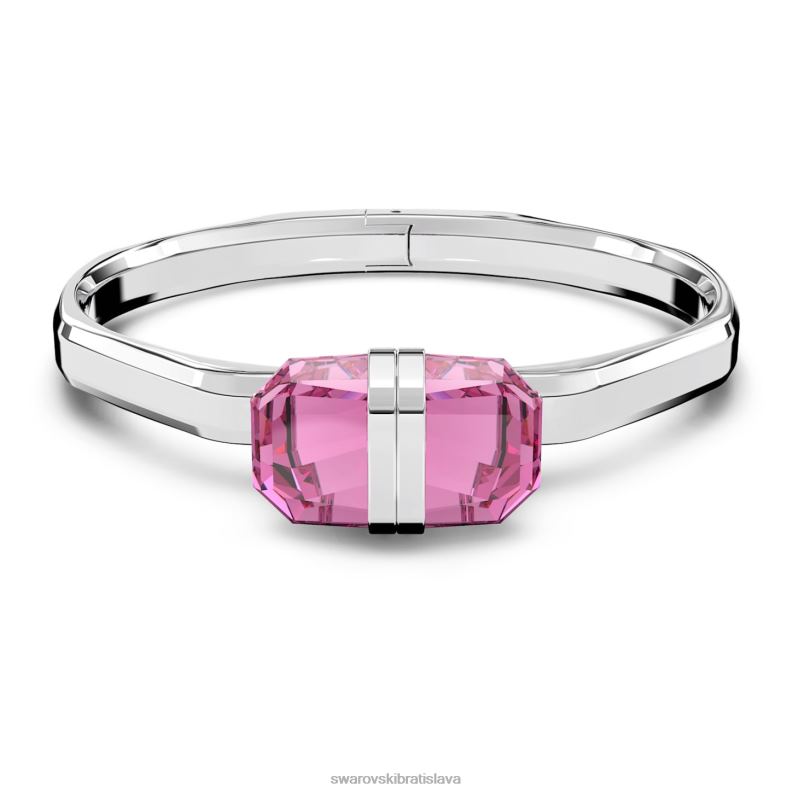 lucentný náramok magnetické zatváranie, ružové, nerez B8ZNT618 Swarovski šperky