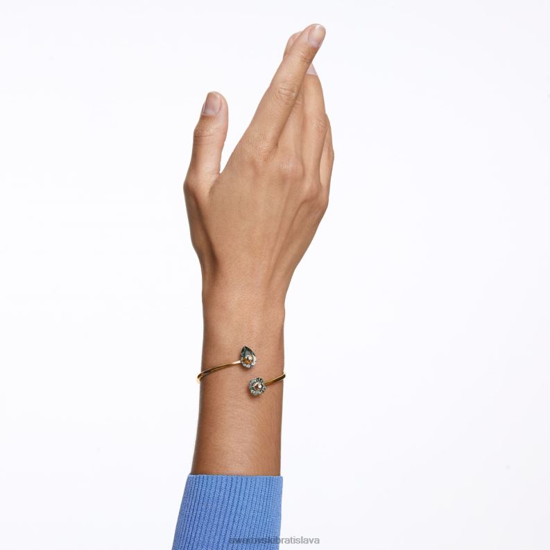 náramok numina zmiešané strihy, sivá, pozlátená B8ZNT603 Swarovski šperky