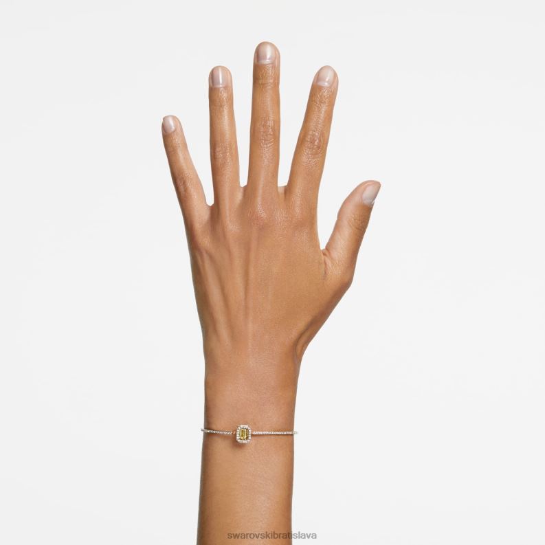 tisícročia náramok osemhranný rez, dlažba, žltá, pozlátená B8ZNT489 Swarovski šperky