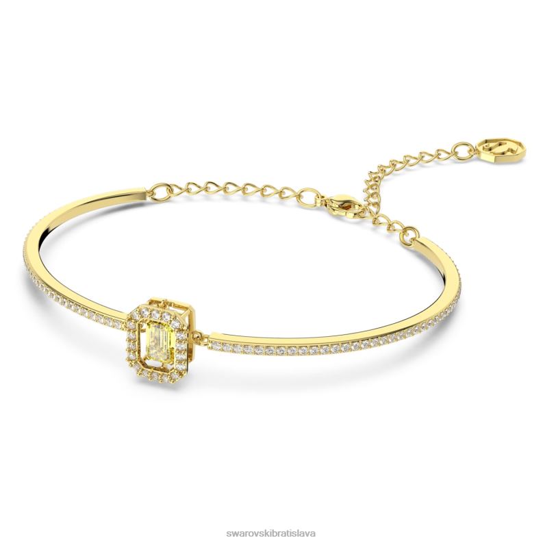 tisícročia náramok osemhranný rez, dlažba, žltá, pozlátená B8ZNT489 Swarovski šperky