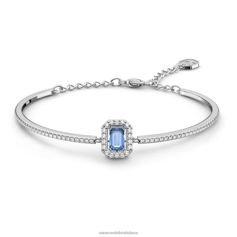 tisícročia náramok osemhranný rez, dlažba, modrá, rhodiovaná B8ZNT500 Swarovski šperky