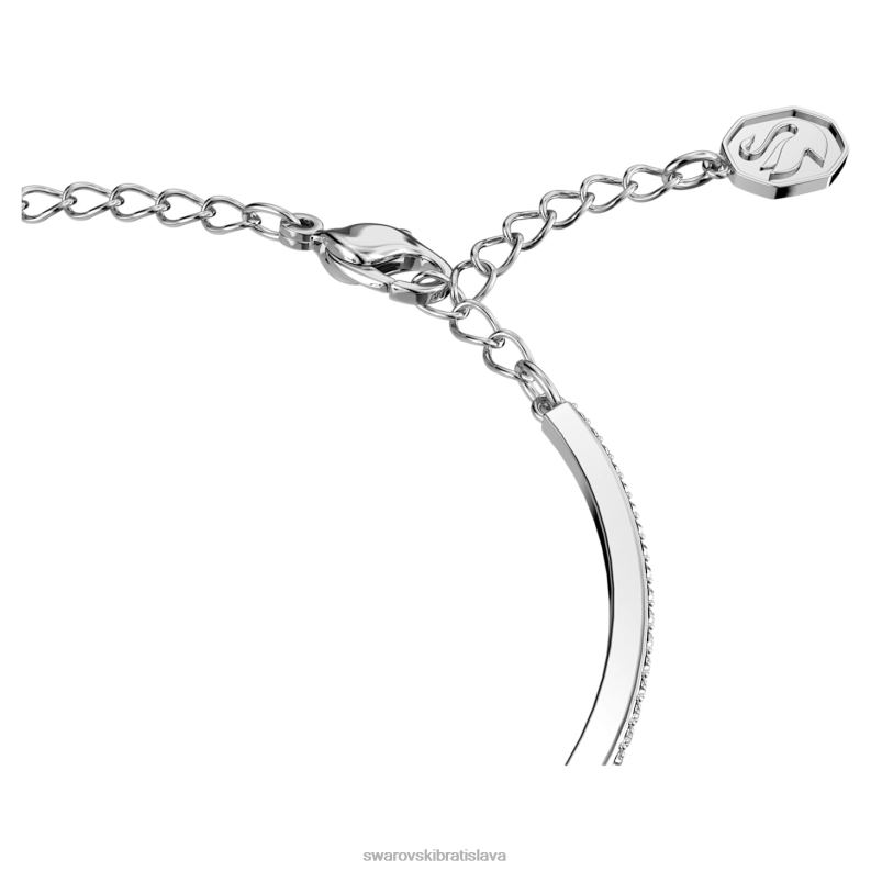 tisícročia náramok osemhranný rez, dlažba, modrá, rhodiovaná B8ZNT500 Swarovski šperky