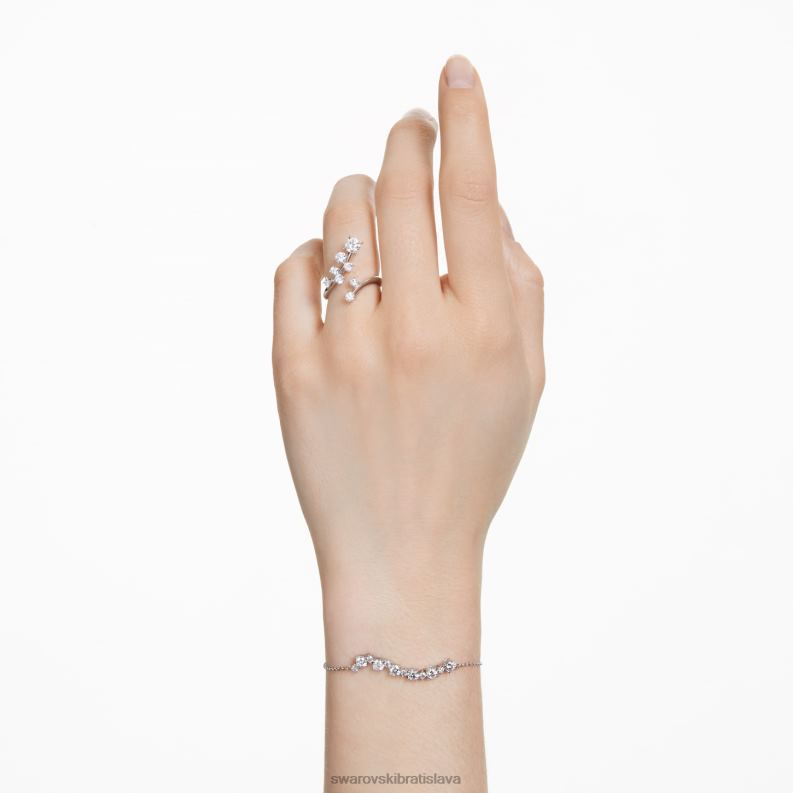 intímny náramok 14k biele zlato B8ZNT437 Swarovski šperky