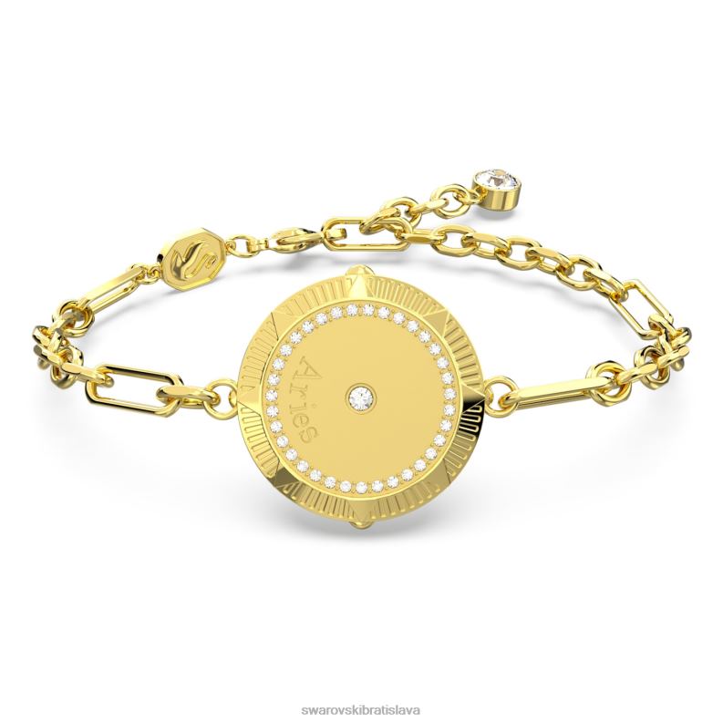 náramok zverokruhu Baran, zlatý tón, pozlátený B8ZNT448 Swarovski šperky