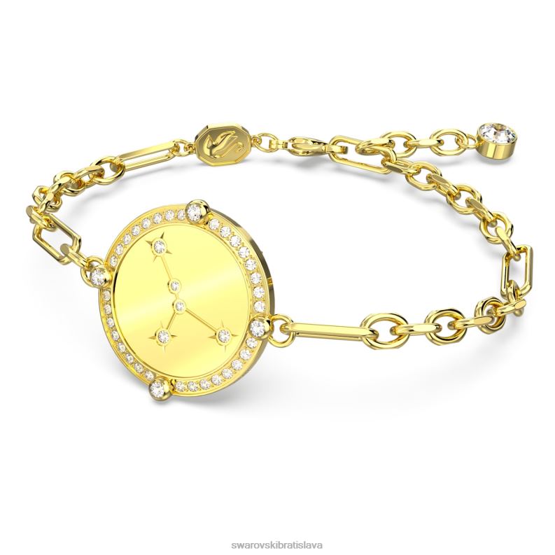 náramok zverokruhu rakovina, zlatý tón, pozlátený B8ZNT443 Swarovski šperky
