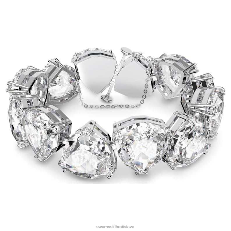 tisícročia náramok nadrozmerné kryštály, triliantový brus, biele, rhodiované B8ZNT574 Swarovski šperky