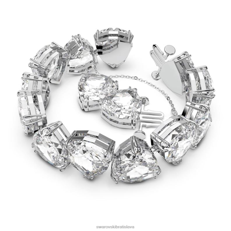 tisícročia náramok nadrozmerné kryštály, triliantový brus, biele, rhodiované B8ZNT574 Swarovski šperky