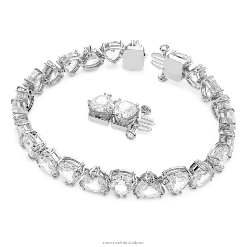 tisícročia náramok triliantový výbrus, biely, rhodiovaný B8ZNT571 Swarovski šperky