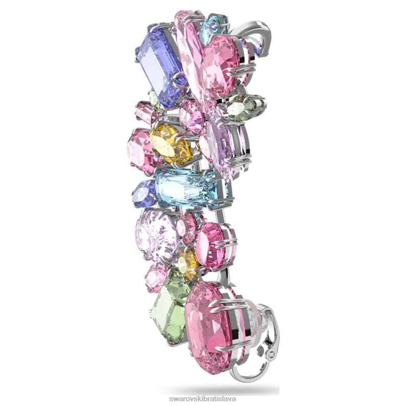 manžeta na ucho gema jednotlivé, nadrozmerné kryštály, viacfarebné, rhodiované B8ZNT971 Swarovski šperky