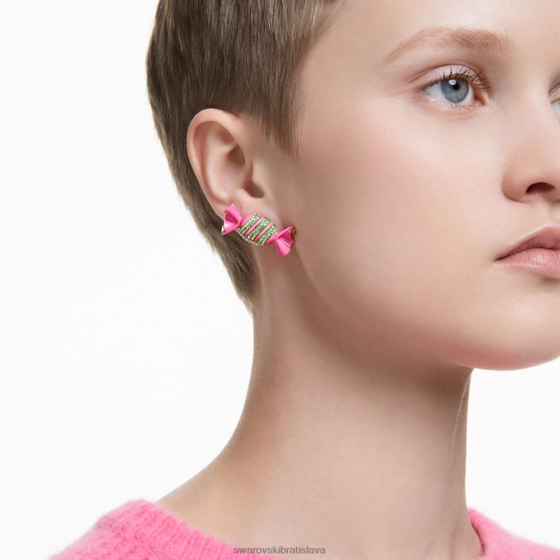 napichovacie náušnice dulcis cukríkové, viacfarebné, pozlátené B8ZNT748 Swarovski šperky