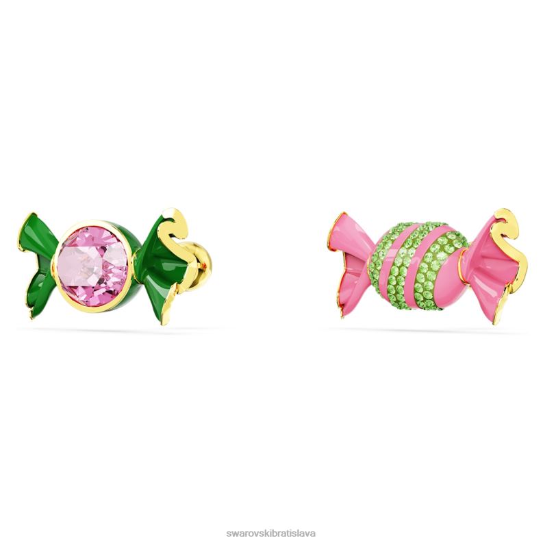 napichovacie náušnice dulcis cukríkové, viacfarebné, pozlátené B8ZNT748 Swarovski šperky