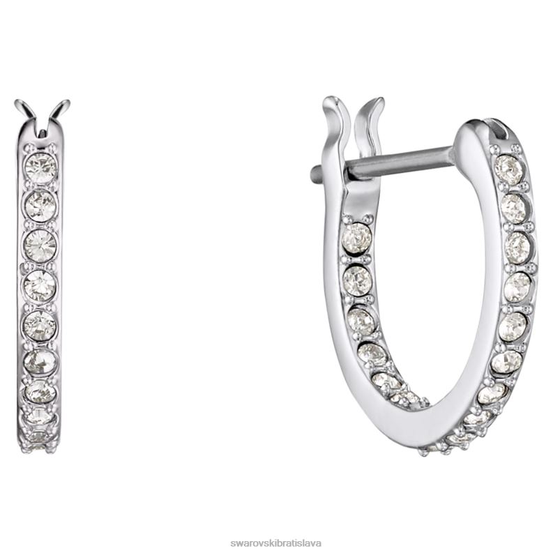 ikonické labutie náušnice labuť, modrá, rhodiovaná B8ZNT783 Swarovski šperky