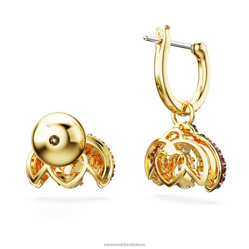 visiace náušnice idyllia lienka, červená, pozlátená B8ZNT826 Swarovski šperky