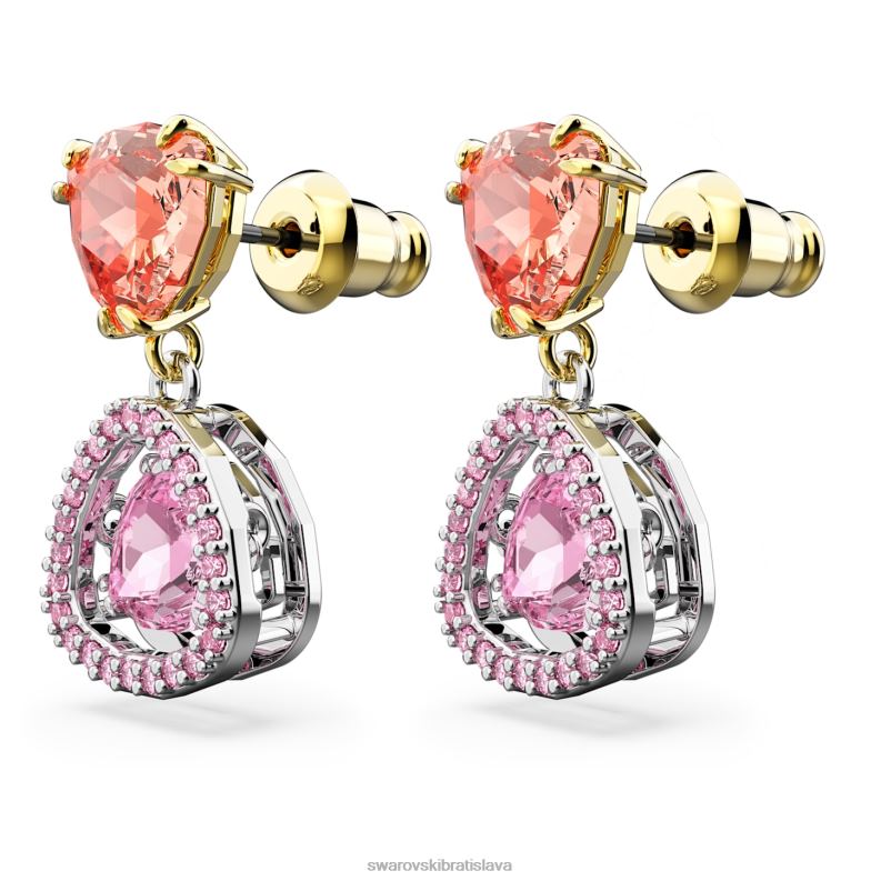 visiace náušnice tisícročia triliantový strih, viacfarebný, povrchová úprava zmiešaný kov B8ZNT840 Swarovski šperky