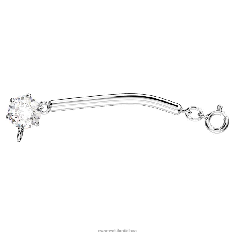 constella extender okrúhly výbrus, biely, rhodiovaný B8ZNT1122 Swarovski šperky