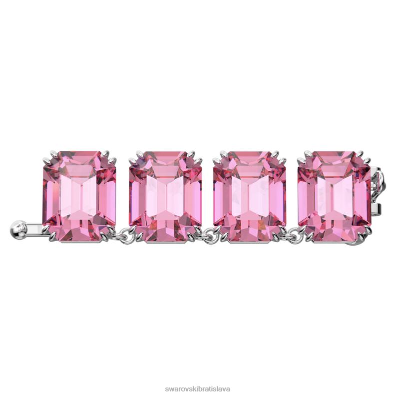 predlžovač tisícročí osemhranný výbrus, ružový, rhodiovaný B8ZNT1114 Swarovski šperky