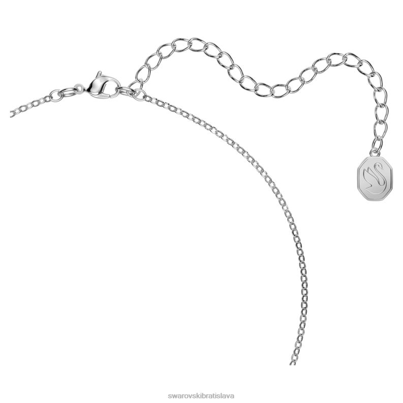 súprava stella zmiešané rezy, hviezdicové, biele, rhodiované B8ZNT405 Swarovski šperky